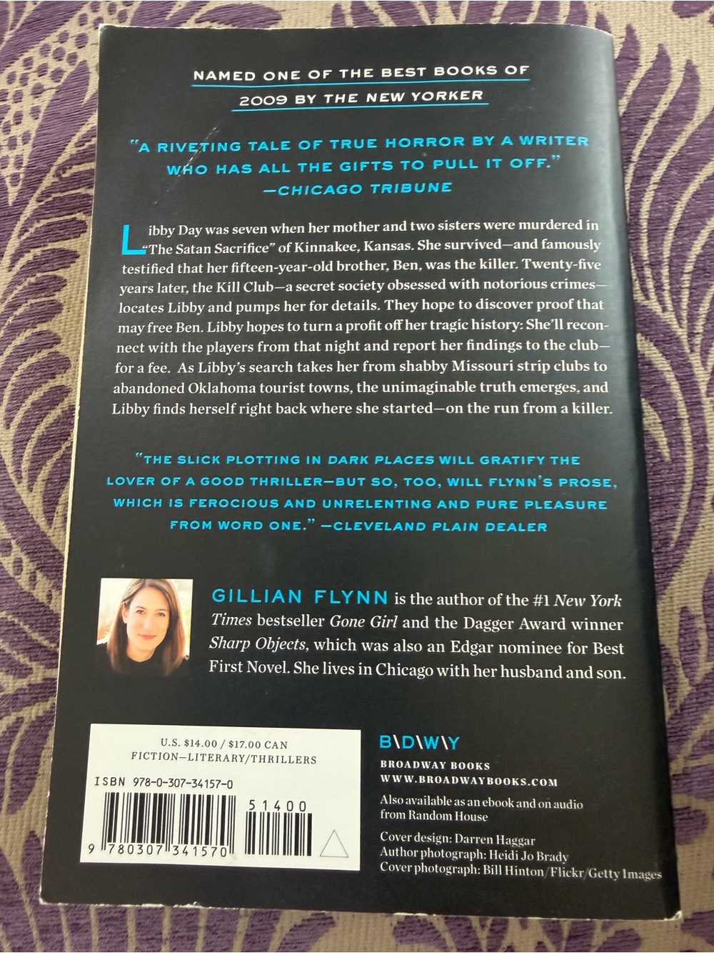 Gillian Flynn "Dark Places" Paperback Novel - Picture 2 of 3